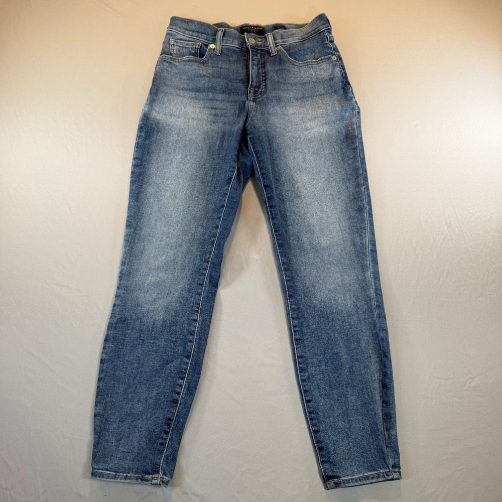 Lucky Brand Womens Mid Rise Ankle Skinny Jeans Medium Wash Blue Size 8/29